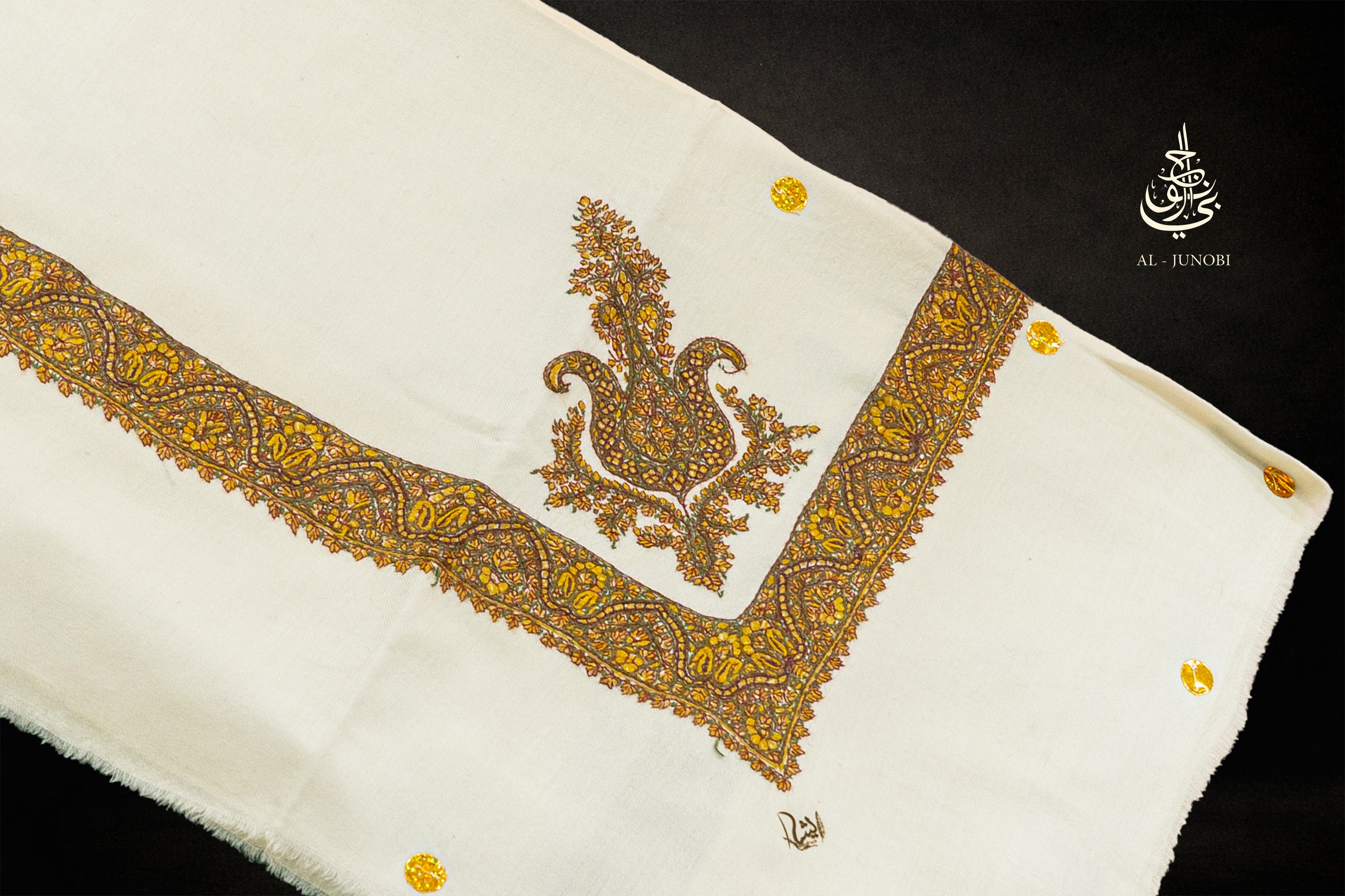 2 باشمينا تطريز صغير