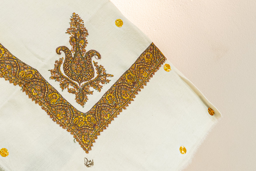 2 باشمينا تطريز صغير